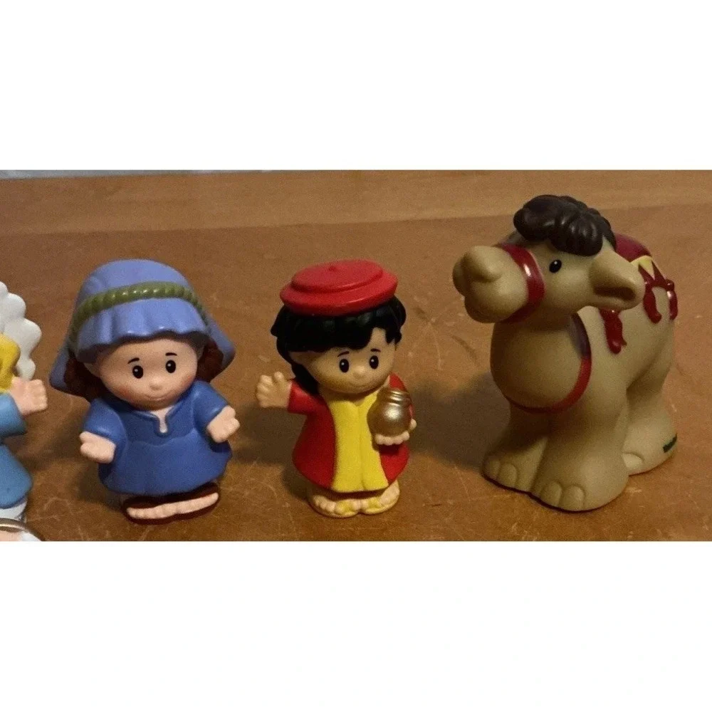 Fisher Price Little People‎ Lot Of 8 Nativity Christmas Figures And Animals